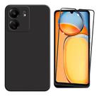 capa capinha preta redmi 13c + pelicula 3d vidro xiaomi