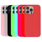 Capa Capinha Protetora Para iPhone 14 PRO de Silicone Aveludado Colorida