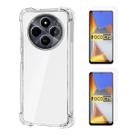 Capa Capinha Silicone + 2 Películas Vidro 3D Para Poco C75
