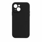 Capa Capinha Silicone Aveludada Compatível iPhone 13 e iPhone 14 Proteção Total Câmera Fechada Premium Antichoque COR:PR