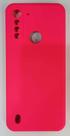 Capa Capinha Silicone Aveludada Premium Compatível Com moto g8 power lite