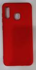 Capa Capinha Silicone Aveludada Premium Galaxy a20 a30
