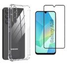 Capa capinha transparente e película de vidro 3D para Samsung Galaxy A26 5G