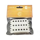 Capa Captador Custom Sound Single 52mm Cor Branco 3 Unid.