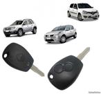 Capa Carcaça Chave Sandero Logan Duster Clio 2008 2009 2010 2011 2012 2013 2014 2015 2016 2 Botões