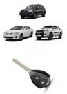 Capa Carcaça Chave Toyo Corolla Hilux Rav4 Etios 2009 2010 2011 2012 2013 2014 2015 2016 2 Botoes