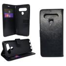 Capa carteira com porta cartões compatível com lg k41s (tela: 6.55") (4g) cor:preta