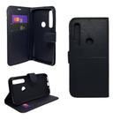 Capa carteira com porta cartões compatível com motorola moto g8 play (tela: 6.2") (4g) cor:preta