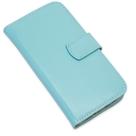 Capa carteira couro azul bebe para samsung m51 m515