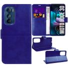 Capa Carteira Couro AZUL ESCURO compativel Moto Edge 30 XT2203 6.5 - Luiza Cell25