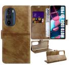 Capa Carteira Couro DOURADO compativel Moto Edge 30 Pro XT2201 6.7 - Luiza Cell25
