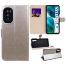 Capa Carteira Couro DOURADO compativel Moto G52 XT2221 6.6 - Luiza Cell25