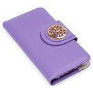 Capa carteira couro johari lilas para samsung m13 m135