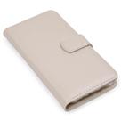 Capa carteira couro marfim para moto g72 xt2255
