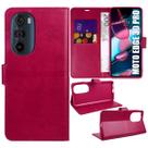 Capa Carteira Couro ROSA compativel Moto Edge 30 Pro XT2201 6.7 - Luiza Cell25