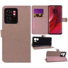 Capa Carteira Couro ROSE compatível Moto Edge 40 5G Xt2303 6.55 - Luiza Cell25