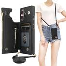 Capa Carteira Crossbody Bocasal para iPhone 16 (6.1") com Bloqueio RFID - Preta