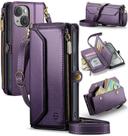 Capa Carteira Crossbody Strapurs para iPhone 15 com Bloqueio RFID - Roxa Capa Carteira Crossbody Strapurs para iPhone 15 com Bloqueio RFID - Roxa