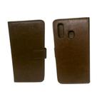 Capa carteira de couro Celular Samsung M40 e A60 Marrom