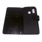Capa carteira de couro Celular Samsung M40 e A60 Preto