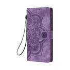 Capa Carteira De Couro Com Relevo Floral 3D Para Samsung Galaxy S25 S24 Ultra S23 plus S22 S21 A16