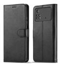 Capa Carteira de Couro Preta Compatível Com Xiaomi Poco X4 Pro 5G