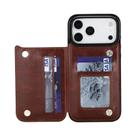 Capa Carteira De Couro Sle Para iPhone 17 pro Max Air Com Suporte E Slots Para Cartões, Proteção