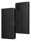 Capa Carteira Flip Preta + Película 3D Para Samsung A06