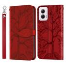 Capa Carteira Flip TIPOYOROO para Moto G Stylus 2024 em PU Vermelha