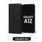Capa Carteira Galaxy A12 com Porta Cartão e Suporte Proteção e Funcionalidade no Mesmo Produto