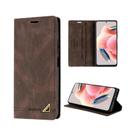 Capa Carteira Magnética De Couro Com Bloqueio RFID E Suporte Para Cartões Para Xiaomi Redmi Note 13