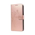 Capa Carteira Magnética De Couro Com Estampa De Borboleta E Flor Para Xiaomi Redmi Note 15 14 13 12