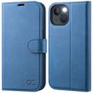 Capa Carteira OCASE para iPhone 14 (6.1", 2022) - Azul Claro