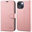 Capa Carteira OCASE para iPhone 14 (6.1", 2022) - Rosa