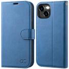Capa Carteira OCASE para iPhone 15 (6.1", 2023) - Azul Claro Capa Carteira OCASE para iPhone 15 (6.1", 2023) - Azul Claro