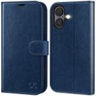 Capa Carteira OCASE para iPhone 16 (6.1", 2024) - Azul