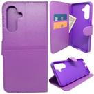 Capa Carteira para Samsung A36 (Tela de 6.7) Capinha Case Cor:Roxo