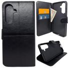 Capa Carteira para Samsung A56 (Tela de 6.7) Capinha Case Cor:Preto