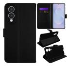 Capa Carteira para Samsung Galaxy S25 Edge Preta