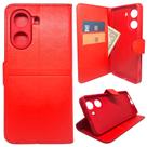 Capa Carteira para Xiaomi Poco X7 Pro (Tela de 6.67) Capinha Case Cor:Vermelho