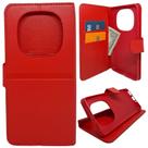Capa Carteira Para Xiaomi Poco X7 (Tela de 6.67) Capinha Case Cor:Vermelho