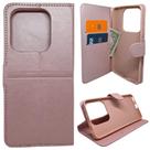 Capa Carteira para Xiaomi Redmi Note 14 5G (Tela de 6.67) Capinha Case Cor:Rose