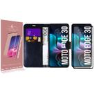 Capa Carteira + Pelicula De Vidro 3D Compativel Moto Edge 30 XT2203 6.5 - Luiza Cell25 Capa Carteira + Pelicula De Vidro 3D Compativel Moto Edge 30 XT2203 6.5 - Luiza Cell25