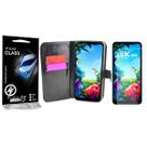 Capa Carteira + Pelicula De Vidro LG K40S LMX430bMW 6.1 - Cell In Power25