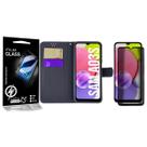 Capa carteira + Película Privacidade P/ Galaxy A03S A037 6.5 - Cell In Power25