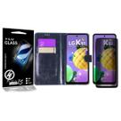 Capa carteira + Película Privacidade P/ LG K62 LMK520BMW - Cell In Power25