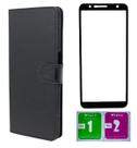 Capa Carteira + Pelicula Vidro 3d Para Galaxy J4 Plus Core