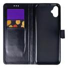 Capa Carteira Preta + Capa Transparente Anti Impacto Para Samsung Galaxy A04