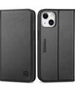 Capa Carteira SHIELDON em Couro Genuíno para iPhone 13 (6.1")