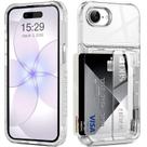 Capa carteira transparente ACANDYA para iPhone 16e/17e 6,1" Capa carteira transparente ACANDYA para iPhone 16e/17e 6,1"